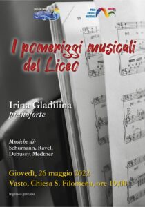 Locandina Pomeriggi musicali ali Liceo- 26 maggio 2022